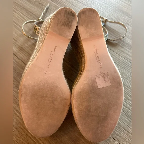 LoveShackFancy X Sophia Webster Lucita Wedges Espadrilles - Picture 9 of 10